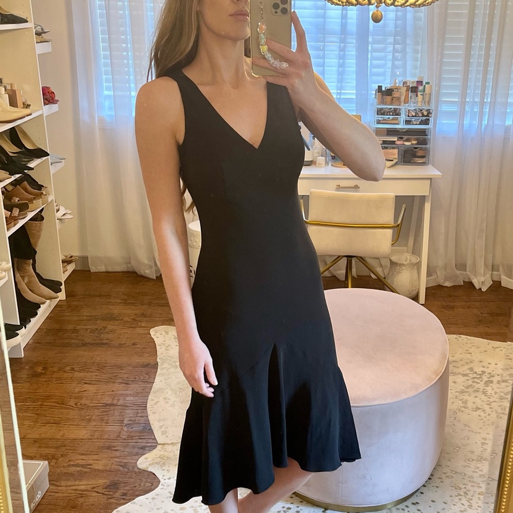Ralph Lauren black gown prom homecoming dress